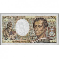 F 70-10a - 1990 - 200 francs - Montesquieu - Série R.079 - Etat : TB+