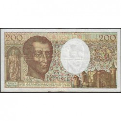 F 70-10a - 1990 - 200 francs - Montesquieu - Série M.082 - Etat : TB+