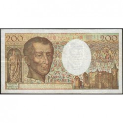 F 70-10a - 1990 - 200 francs - Montesquieu - Série L.086 - Etat : TB-