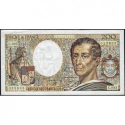 F 70-10b - 1990 - 200 francs - Montesquieu - Série C.093 - Etat : TTB-