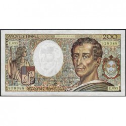 F 70-10b - 1990 - 200 francs - Montesquieu - Série E.093 - Etat : TTB