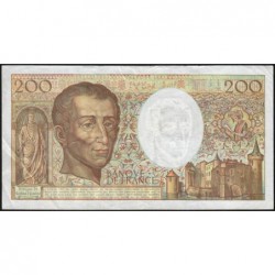 F 70-10b - 1990 - 200 francs - Montesquieu - Série P.096 - Etat : TB