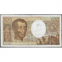 F 70-10b - 1990 - 200 francs - Montesquieu - Série N.098 - Etat : TB