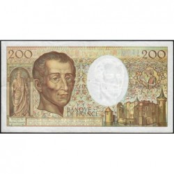 F 70-10b - 1990 - 200 francs - Montesquieu - Série C.100 - Etat : TB+