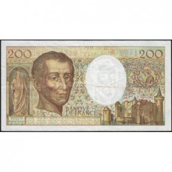 F 70-10b - 1990 - 200 francs - Montesquieu - Série G.100 - Etat : TB+