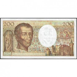 F 70-10c - 1990 - 200 francs - Montesquieu - Série A.114 - Etat : TB+