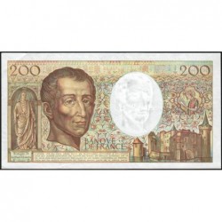 F 70-10c - 1990 - 200 francs - Montesquieu - Série C.114 - Etat : TTB-