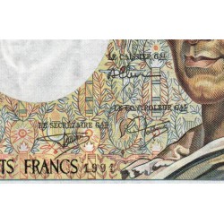 F 70-11 - 1991 - 200 francs - Montesquieu - Série N.087 - Etat : TB