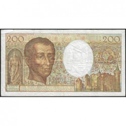 F 70-11 - 1991 - 200 francs - Montesquieu - Série A.088 - Etat : TB-