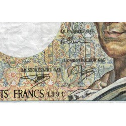 F 70-11 - 1991 - 200 francs - Montesquieu - Série A.088 - Etat : TB-