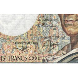 F 70-11 - 1991 - 200 francs - Montesquieu - Série L.090 - Etat : TB+