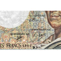 F 70-11 - 1991 - 200 francs - Montesquieu - Série G.092 - Etat : TB-