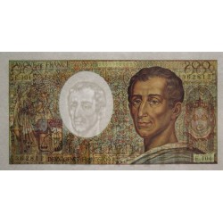 F 70-12a - 1992 - 200 francs - Montesquieu - Série E.104 - Etat : pr.NEUF