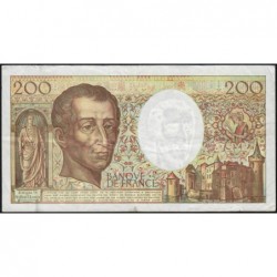 F 70-12a - 1992 - 200 francs - Montesquieu - Série S.106 - Etat : TB