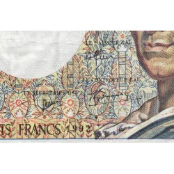 F 70-12a - 1992 - 200 francs - Montesquieu - Série U.106 - Etat : TB