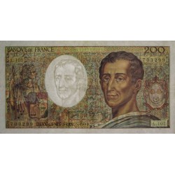 F 70-12a - 1992 - 200 francs - Montesquieu - Série A.107 - Etat : TTB-