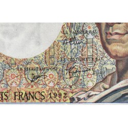 F 70-12a - 1992 - 200 francs - Montesquieu - Série D.107 - Etat : TB+
