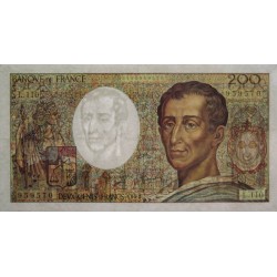 F 70-12a - 1992 - 200 francs - Montesquieu - Série L.110 - Etat : TTB-
