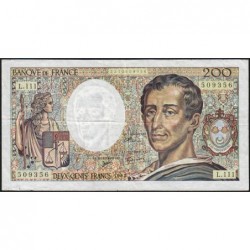 F 70-12a - 1992 - 200 francs - Montesquieu - Série L.111 - Etat : TB+