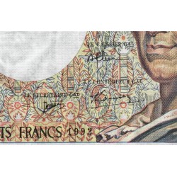 F 70-12a - 1992 - 200 francs - Montesquieu - Série M.111 - Etat : TB+