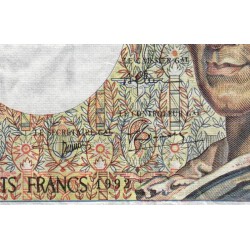F 70-12a - 1992 - 200 francs - Montesquieu - Série A.112 - Etat : TB