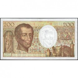 F 70-12b - 1992 - 200 francs - Montesquieu - Série D.120 - Etat : TTB+