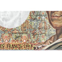 F 70-12b - 1992 - 200 francs - Montesquieu - Série D.120 - Etat : TTB+