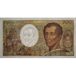 F 70-12b - 1992 - 200 francs - Montesquieu - Série D.120 - Etat : TTB+