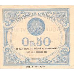 Lyon - Pirot 77-22 - 50 centimes - 24e série - 29/07/1920 - Etat : TTB+