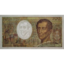 F 70-12b - 1992 - 200 francs - Montesquieu - Série P.120 - Etat : TTB