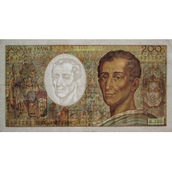 F 70-12b - 1992 - 200 francs - Montesquieu - Série R.120 - Etat : TTB-