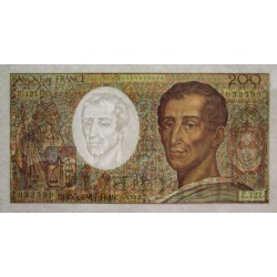 F 70-12b - 1992 - 200 francs - Montesquieu - Série E.121 - Etat : TTB+