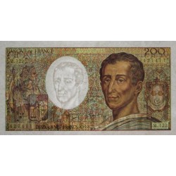 F 70-12b - 1992 - 200 francs - Montesquieu - Série M.122 - Etat : SUP