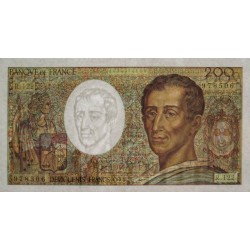 F 70-12b - 1992 - 200 francs - Montesquieu - Série R.122 - Etat : SUP-