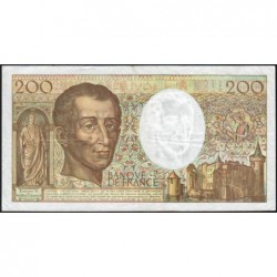 F 70-12b - 1992 - 200 francs - Montesquieu - Série A.123 - Etat : TB+
