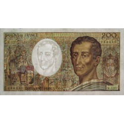 F 70-12c - 1992 - 200 francs - Montesquieu - Série N.127 - Etat : TTB