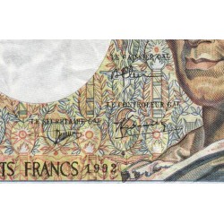 F 70-12c - 1992 - 200 francs - Montesquieu - Série F.132 - Etat : TB