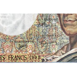 F 70-12c - 1992 - 200 francs - Montesquieu - Série D.133 - Etat : TTB-