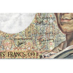 F 70-12c - 1992 - 200 francs - Montesquieu - Série H.133 - Etat : TB+