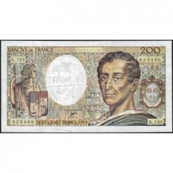 F 70-12c - 1992 - 200 francs - Montesquieu - Série K.133 - Etat : TB+