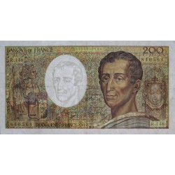 F 70-12c - 1992 - 200 francs - Montesquieu - Série R.148 - Etat : TTB+