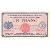 Lyon - Pirot 77-25 - 1 franc - 10e série 2705 - 14/10/1921 - Etat : SUP+