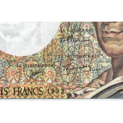 F 70-12c - 1992 - 200 francs - Montesquieu - Série P.150 - Etat : TTB