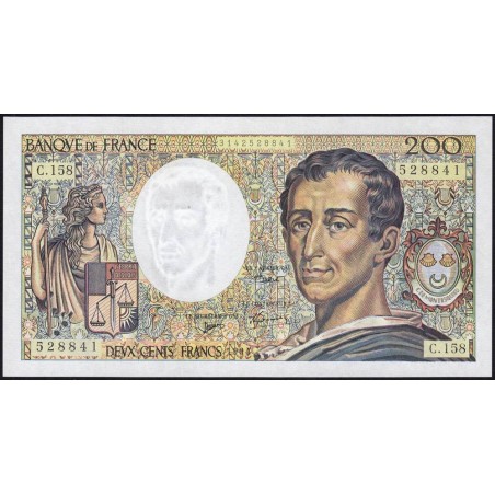 F 70/2-01 - 1994 - 200 francs - Montesquieu - Série C.158 - Etat : pr.NEUF