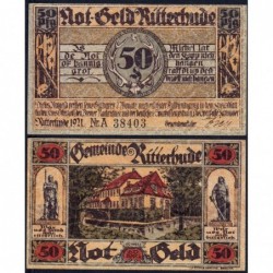 Allemagne - Notgeld - Ritterhude - 50 pfennig - Série A - 1921 - Etat : NEUF
