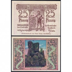 Allemagne - Notgeld - Stecklenberg - 25 pfennig - Type a - 01/07/1921 - Etat : SPL+
