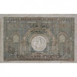 Maroc - Pick 21_4 - 50 francs - Série V.2679 - 28/10/1947 - Etat : TTB-