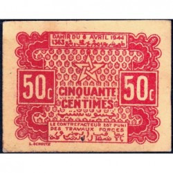 Maroc - Pick 41 - 50 centimes - 06/04/1944 - Etat : SUP+