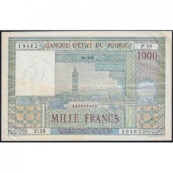 Maroc - Pick 47_1 - 1'000 francs - Série P.18 - 10/12/1952 - Etat : TTB+
