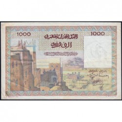 Maroc - Pick 47_1 - 1'000 francs - Série P.18 - 10/12/1952 - Etat : TTB+